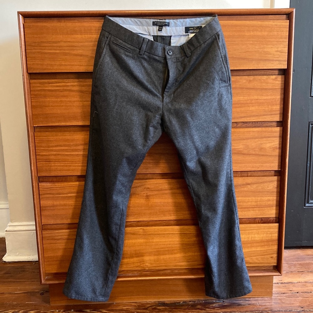 Banana Republic Nova Fides™️ Italian wool Emerson dress pants